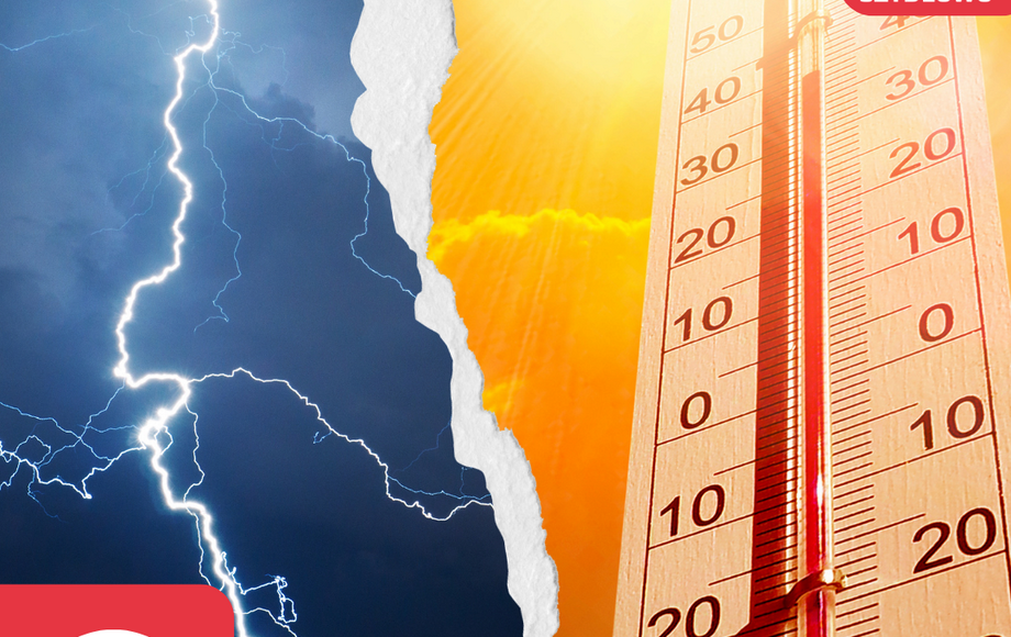 Zdjęcie do Ostrzeżenie meteorologiczne - burze i upał!