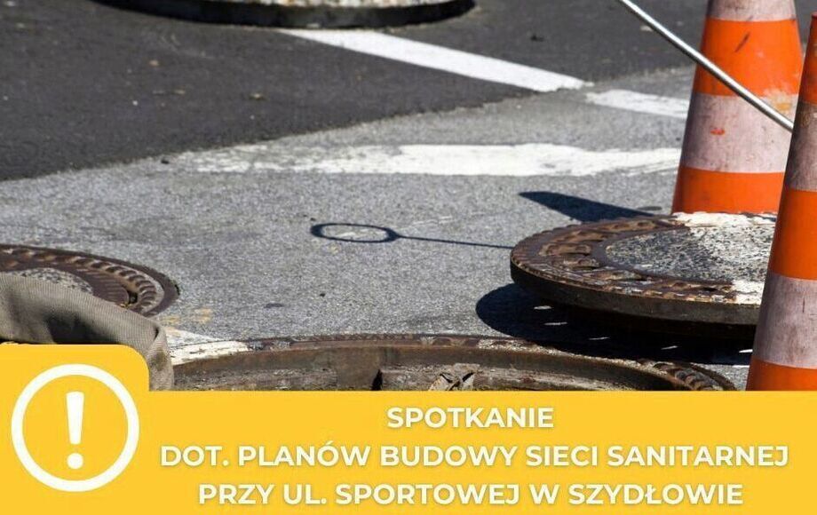 Zdjęcie do Spotkanie dot. budowy sieci kanalizacyjnej w Szydłowie