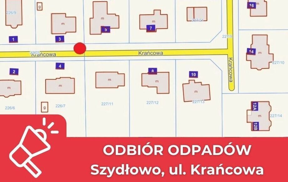 Zdjęcie do Odbi&oacute;r odpad&oacute;w Szydłowo, ul. Krańcowa