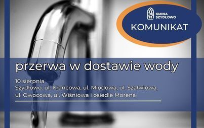 Zdjęcie do Przerwa w dostawie wody 
