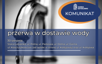 Zdjęcie do Przerwa w dostawie wody 
