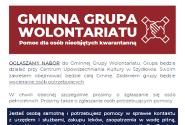 Zdjęcie do Dołącz do Gminnej Grupy Wolontariatu!