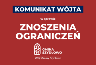 Zdjęcie do Komunikat W&oacute;jta - znoszenie ograniczeń zw. z epidemią koronawirusa