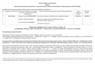 Zdjęcie do Przetarg - nieruchomość rolna w R&oacute;ży Wielkiej