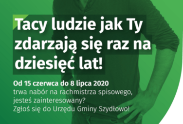 Zdjęcie do Ogłoszenie o naborze kandydat&oacute;w na rachmistrz&oacute;w terenowych do przeprowadzenia Powszechnego Spisu Rolnego 2020