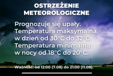 Zdjęcie do W najbliższych dniach czekają nas upały