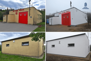 Zdjęcie do Remiza w R&oacute;ży Wielkiej po termomodernizacji
