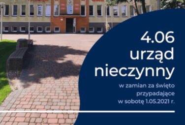 Zdjęcie do 4 czerwca urząd nieczynny