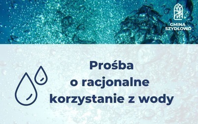 Zdjęcie do Prośba o racjonalne korzystanie z wody