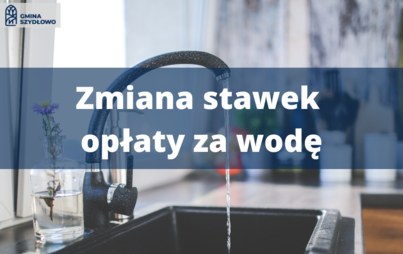 Zdjęcie do Zmiana stawki opłaty za wodę