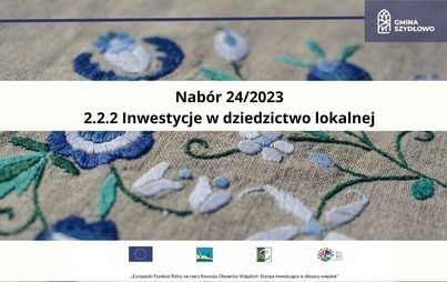 Zdjęcie do Nab&oacute;r LGD - Inwestycje w dziedzictwo lokalne