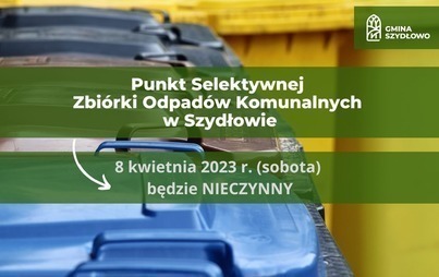 Zdjęcie do W sobotę PSZOK nieczynny