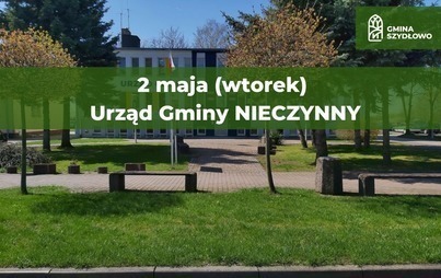 Zdjęcie do 2 maja - Urząd NIECZYNNY