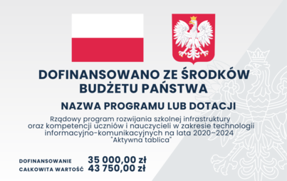 Zdjęcie do Gmina Szydłowo pozyskała środki na zakup pomocy dydaktycznych 