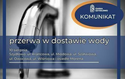 Zdjęcie do Przerwa w dostawie wody 