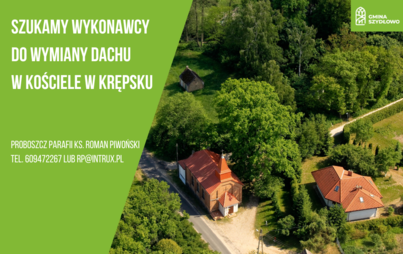 Zdjęcie do Wymiana dachu w kościele w Krępsku