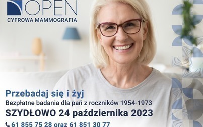 Zdjęcie do Bezpłatne badania mammograficzne