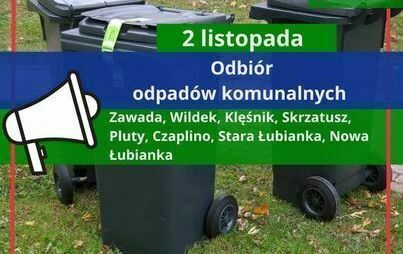 Zdjęcie do Zmiana terminu odbioru odpad&oacute;w - Rejon 3 