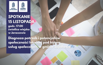 Zdjęcie do Zaproszenie na spotkanie w sprawie konsultacyjne 