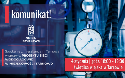Zdjęcie do Tarnowo: Spotkanie w sprawie projektu sieci wodociągowej 