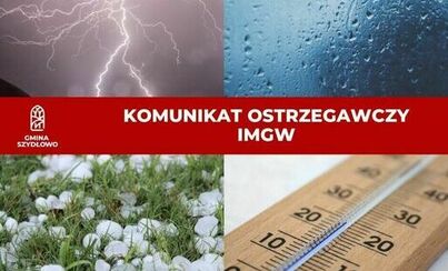 Zdjęcie do Komunikat meteorologiczny - możliwe burze, wiatr, grad