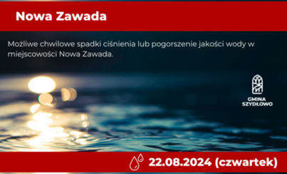 Zdjęcie do Chwilowe spadki ciśnienia lub pogorszenie jakości wody