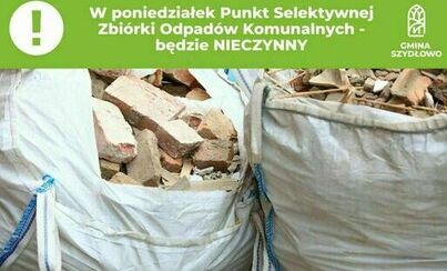 Zdjęcie do W poniedziałek 11.11. PSZOK będzie nieczynny