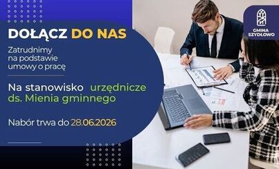Zdjęcie do Szukamy ambitnej osoby na stanowisko ds. mienia gminnego