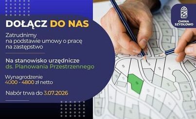 Zdjęcie do Nab&oacute;r na pracownika ds. planowania przestrzennego