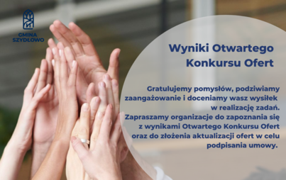 Zdjęcie do Wyniki Otwartego Konkursu Ofert
