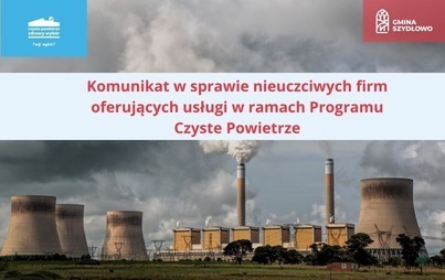 Zdjęcie do Komunikat w sprawie nieuczciwych ofert kierowanych do Wnioskodawc&oacute;w programu &bdquo;Czyste Powietrze&rdquo;