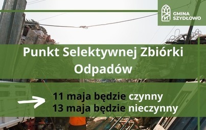 Zdjęcie do PSZOK w sobotę będzie nieczynny