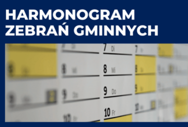 Zdjęcie do Harmonogram zebrań gminnych
