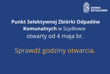 Zdjęcie do Otwarcie PSZOK od 4 maja br.