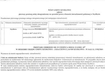Zdjęcie do Przetarg ustny nieograniczony na sprzedaż prawa własności nieruchomości położonej w Szydłowie
