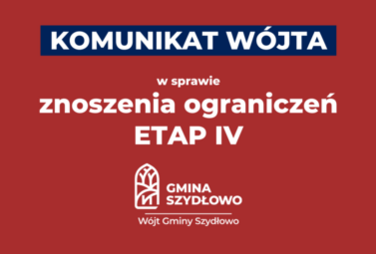 Zdjęcie do Komunikat W&oacute;jta - znoszenie ograniczeń zw. z epidemią koronawirusa - etap IV