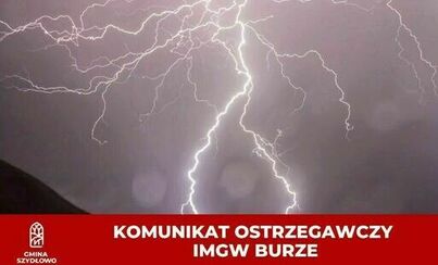 Zdjęcie do Ostrzeżenie meteorologiczne - możliwe burze