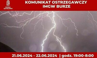 Zdjęcie do Uwaga - możliwe burze