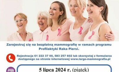 Zdjęcie do Badania mammograficzne dla kobiet w wieku 45-74 lat