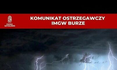 Zdjęcie do Ostrzeżenie przed burzami i gradem
