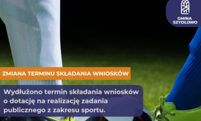Zdjęcie do Zmiana terminu składania wniosk&oacute;w o dotację oraz szkolenie z obsługi systemu WITKAC