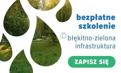Zdjęcie do Bezpłatne szkolenia dotyczące Błękitno-Zielonej Infrastruktury