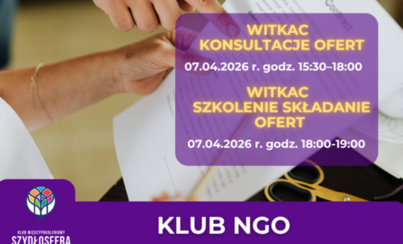 Zdjęcie do Zaproszenie na szkolenie i konsultacje dotyczące skąłdania ofert w ramach Otwartego Konkursu Ofert