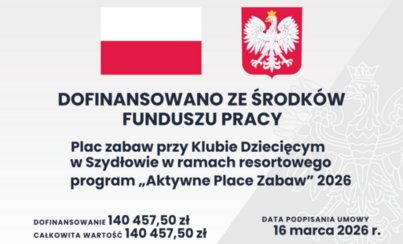 Zdjęcie do Plac zabaw przy Klubie Dziecięcym w Szydłowie