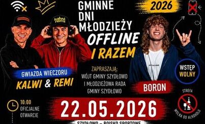 Zdjęcie do Gminne Dni Młodzieży &bdquo;Offline i Razem&rdquo; już 22 maja w Szydłowie