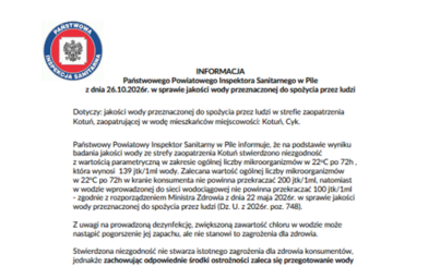 Zdjęcie do WODA ZDATNA DO SPOŻYCIA