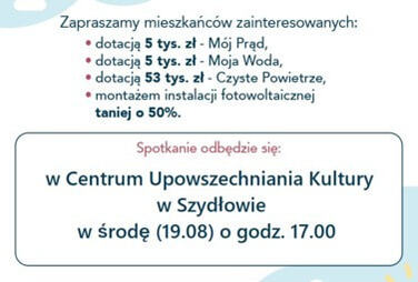 Zdjęcie do Spotkanie w CUK dot. dotacji na modernizacje