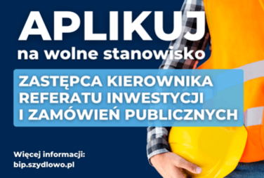 Zdjęcie do Zatrudnimy Z-cę Kierownika Referatu Inwestycji i Zam&oacute;wień Publicznych