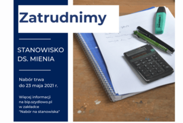 Zdjęcie do Nab&oacute;r na stanowisko ds. mienia