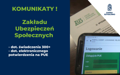 Zdjęcie do Komunikaty Zakładu Ubezpieczeń Społecznych